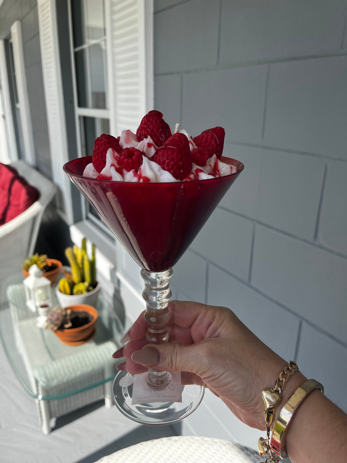 VELAS AROMATICAS EN COPAS.