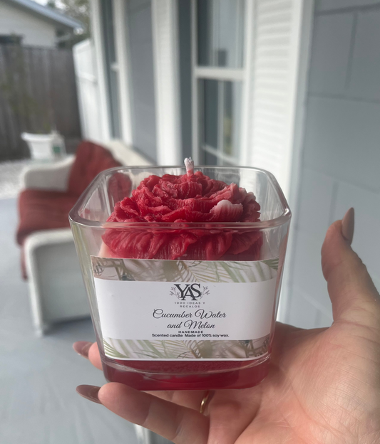 Vela aromática decorativa