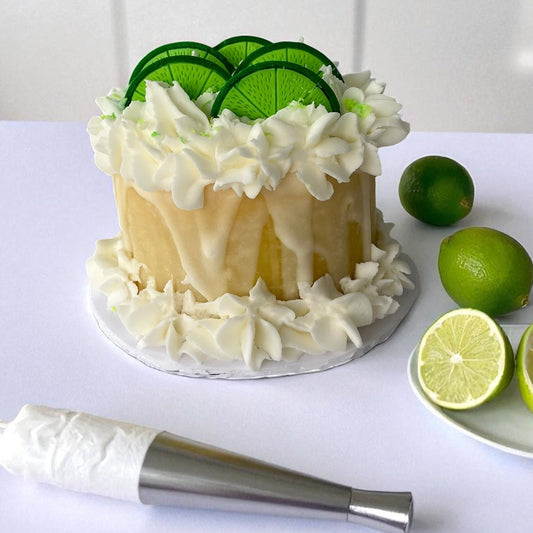 Vela aromática tipo postre cake