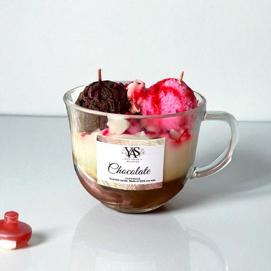 Vela aromática tipo postre – aroma Strawberry