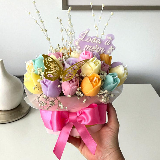 Ramo de Tulipanes de Cera – Colores que enamoran